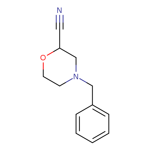2-Morpholinecarbonitrile, 4-(phenylmethyl)-
