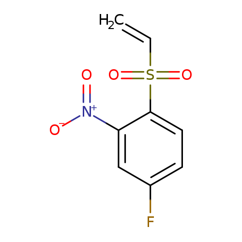 1-(ethenesulfonyl)-4-fluoro-2-nitrobenzene