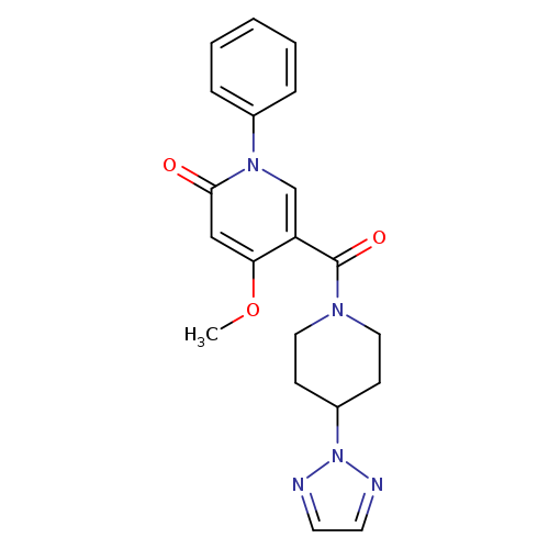 4-methoxy-1-phenyl-5-[4-(2H-1,2,3-triazol-2-yl)piperidine-1-carbonyl]-1,2-dihydropyridin-2-one