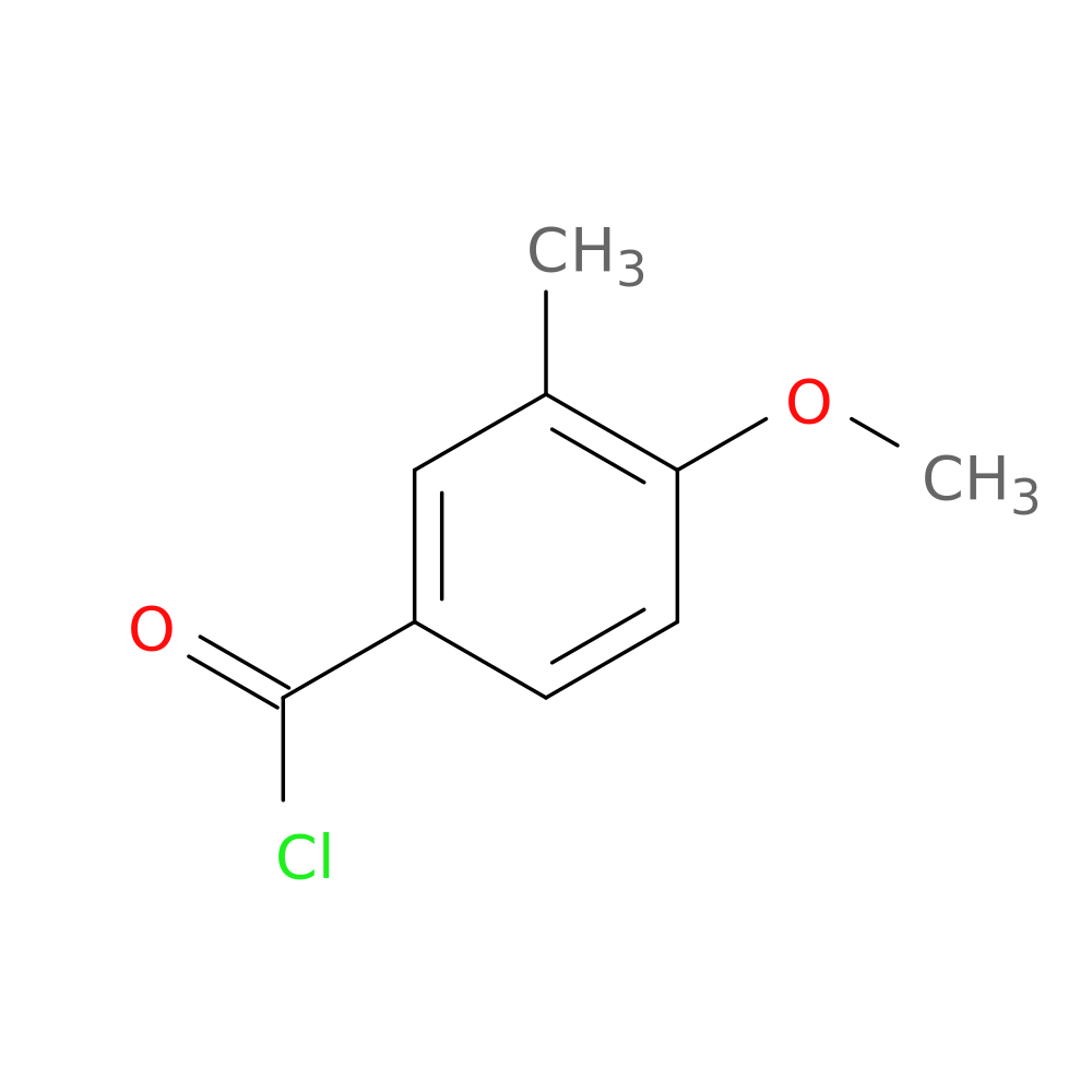 Benzoyl chloride, 4-methoxy-3-methyl- (9CI)