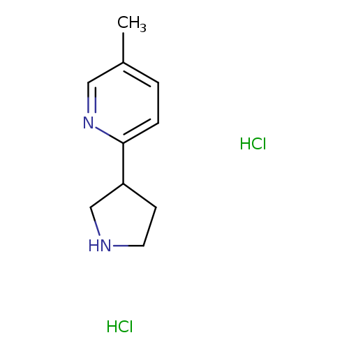 5-methyl-2-(pyrrolidin-3-yl)pyridine dihydrochloride