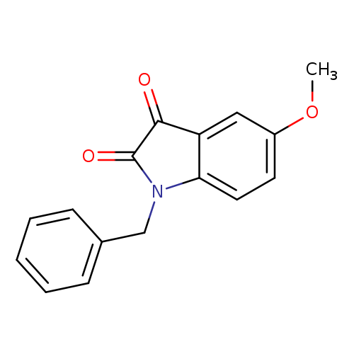 1H-Indole-2,3-dione, 5-methoxy-1-(phenylmethyl)-