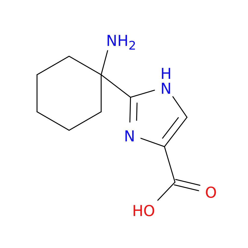 2-(1-aminocyclohexyl)-1H-imidazole-4-carboxylic acid