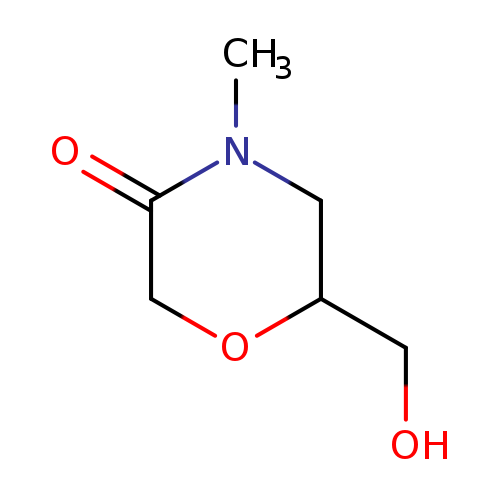 6-(hydroxymethyl)-4-methylmorpholin-3-one