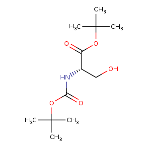L-Serine, N-[(1,1-dimethylethoxy)carbonyl]-, 1,1-dimethylethyl ester