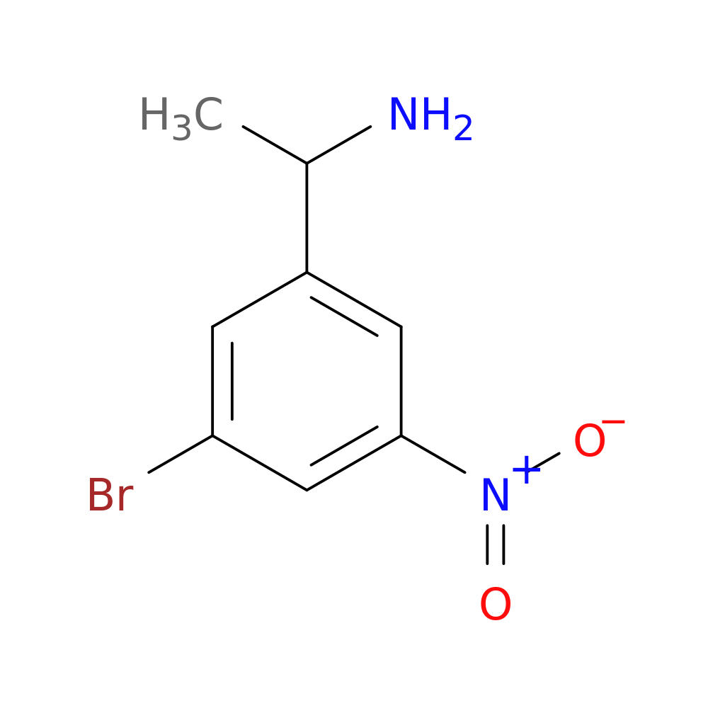 1-(3-Bromo-5-nitrophenyl)ethan-1-amine