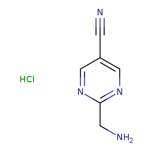 2-(aminomethyl)pyrimidine-5-carbonitrile hydrochloride
