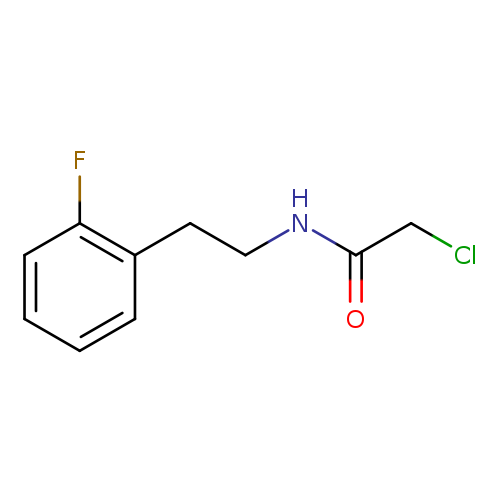 2-chloro-N-[2-(2-fluorophenyl)ethyl]acetamide