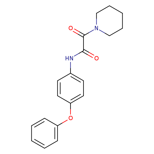 2-oxo-N-(4-phenoxyphenyl)-2-(1-piperidinyl)acetamide