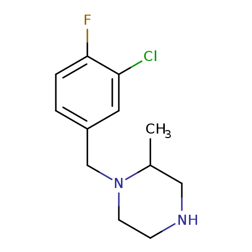 1-[(3-chloro-4-fluorophenyl)methyl]-2-methylpiperazine