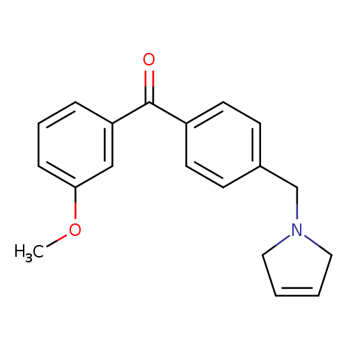 (4-((2,5-Dihydro-1H-pyrrol-1-yl)methyl)phenyl)(3-methoxyphenyl)methanone