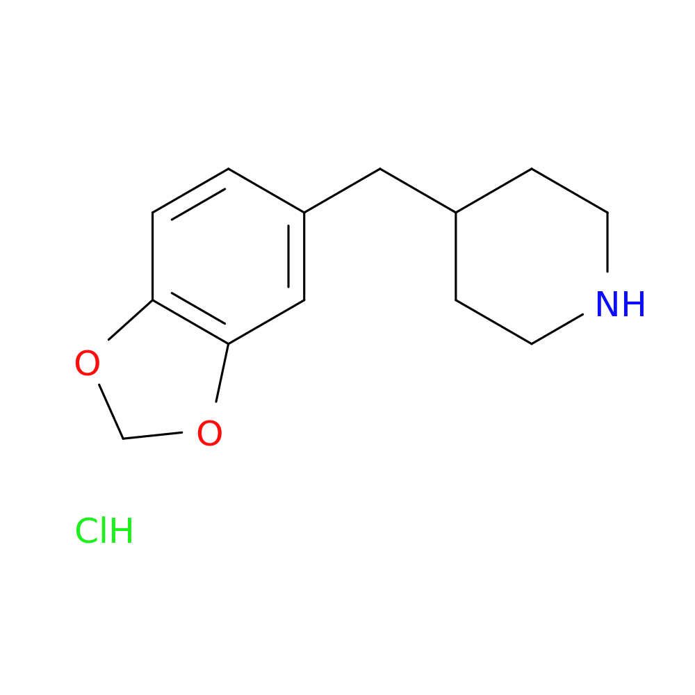 4-[(1,3-dioxaindan-5-yl)methyl]piperidine hydrochloride
