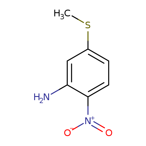 Benzenamine, 5-(methylthio)-2-nitro-