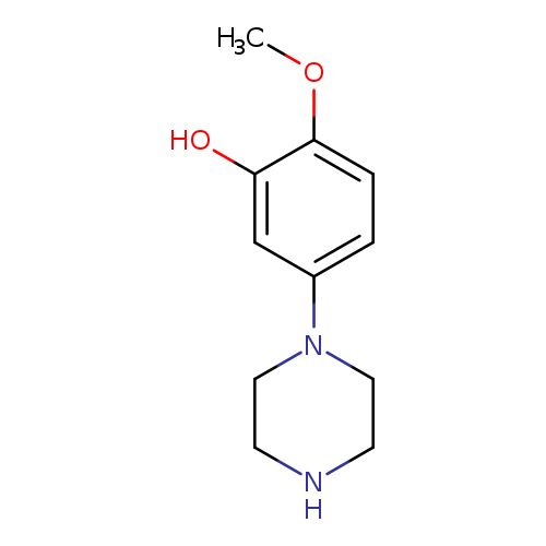 2-Methoxy-5-piperazin-1-yl-phenol