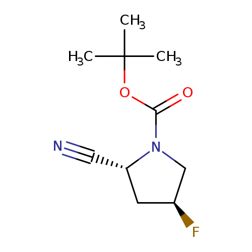 tert-Butyl (2R,4S)-2-cyano-4-fluoropyrrolidine-1-carboxylatec