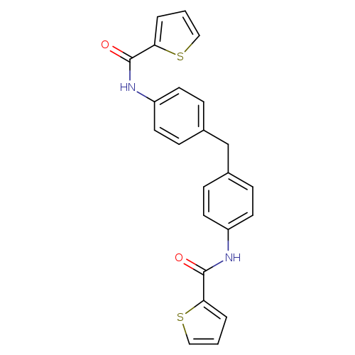 N-(4-{[4-(thiophene-2-amido)phenyl]methyl}phenyl)thiophene-2-carboxamide