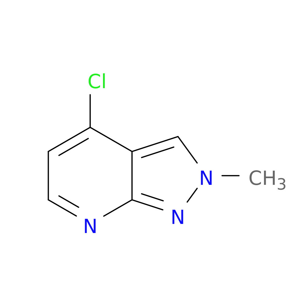 4-chloro-2-methyl-2H-pyrazolo[3，4-b]pyridine