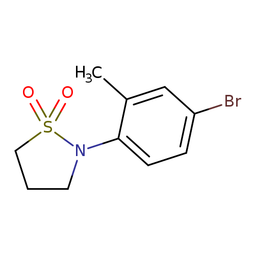 2-(4-bromo-2-methylphenyl)-1,2-thiazolidine-1,1-dione