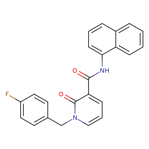 1-[(4-fluorophenyl)methyl]-N-(naphthalen-1-yl)-2-oxo-1,2-dihydropyridine-3-carboxamide