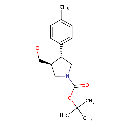 tert-Butyl 3-(hydroxymethyl)-4-(4-methylphenyl)pyrrolidine-1-carboxylate