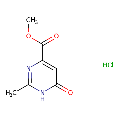methyl 2-methyl-6-oxo-1,6-dihydropyrimidine-4-carboxylate hydrochloride