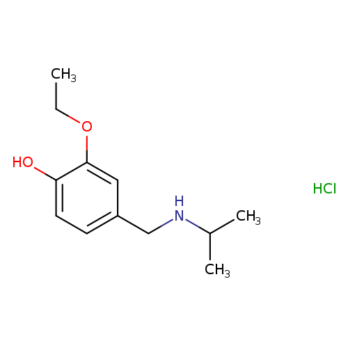 2-ethoxy-4-{[(propan-2-yl)amino]methyl}phenol hydrochloride