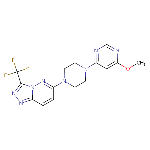 4-methoxy-6-{4-[3-(trifluoromethyl)-[1,2,4]triazolo[4,3-b]pyridazin-6-yl]piperazin-1-yl}pyrimidine