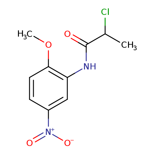 2-chloro-N-(2-methoxy-5-nitrophenyl)propanamide