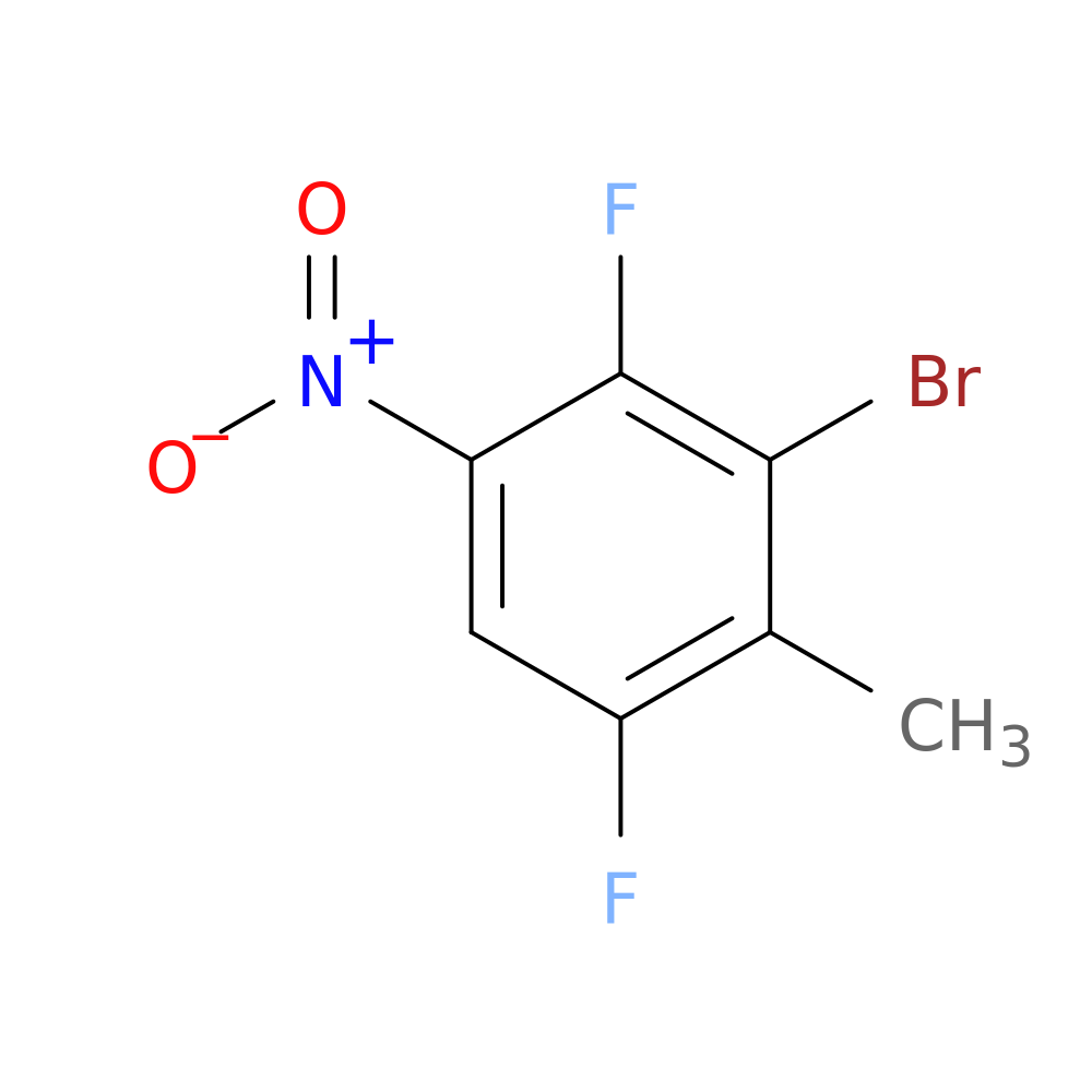 3-bromo-1,4-difluoro-2-methyl-5-nitrobenzene