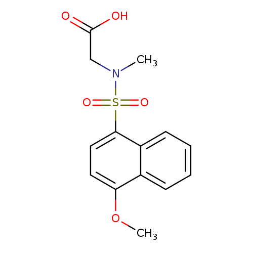 N-[(4-Methoxy-1-naphthyl)sulfonyl]-n-methylglycine