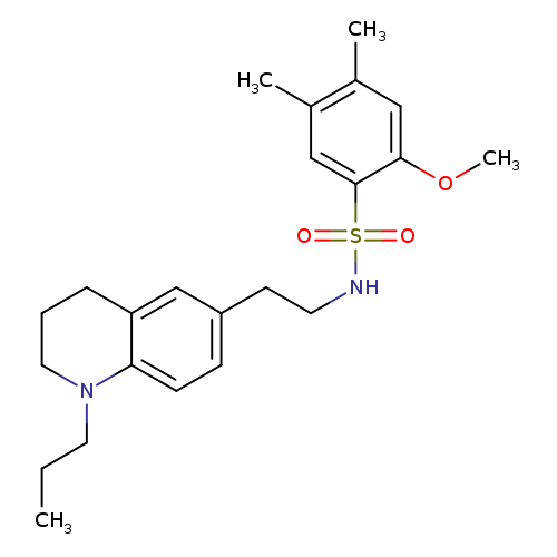 2-methoxy-4,5-dimethyl-N-[2-(1-propyl-1,2,3,4-tetrahydroquinolin-6-yl)ethyl]benzene-1-sulfonamide