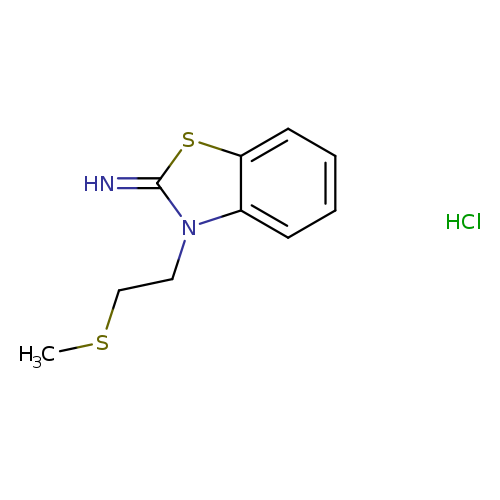 3-(2-(methylthio)ethyl)benzo[d]thiazol-2(3H)-imine hydrochloride