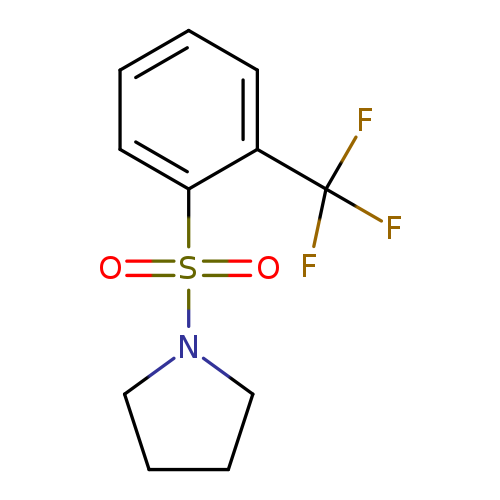1-[2-(trifluoromethyl)benzenesulfonyl]pyrrolidine