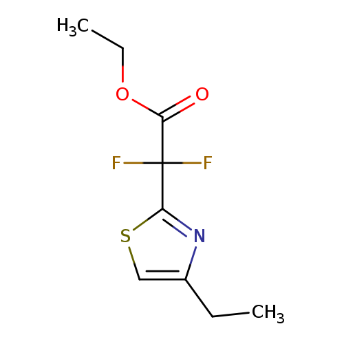ethyl2-(4-ethyl-1,3-thiazol-2-yl)-2,2-difluoroacetate