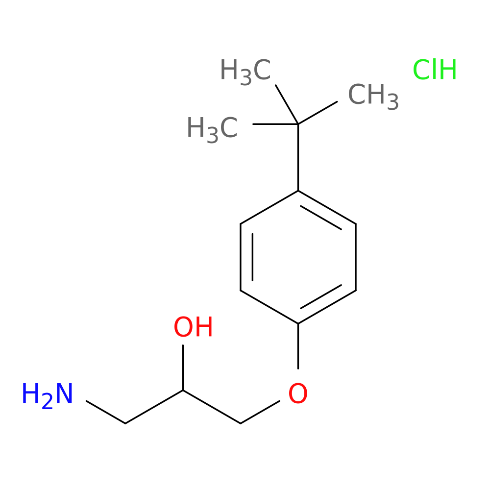 1-Amino-3-(4-(tert-butyl)phenoxy)propan-2-ol hydrochloride