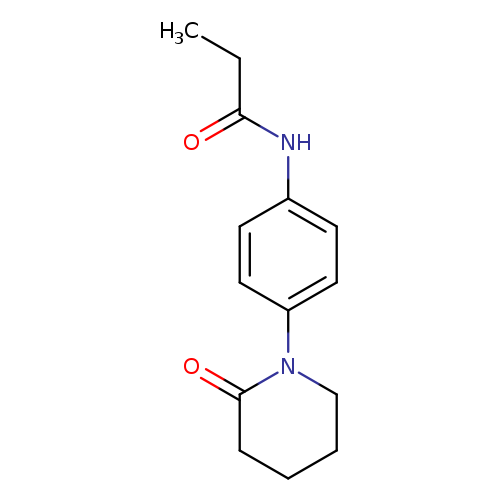 N-[4-(2-oxopiperidin-1-yl)phenyl]propanamide