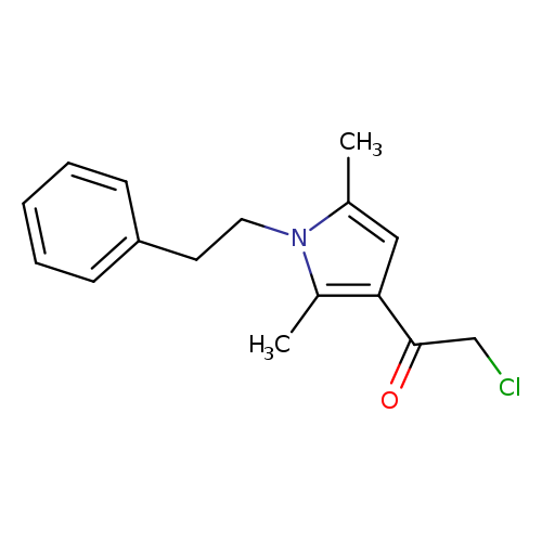 2-CHLORO-1-[2,5-DIMETHYL-1-(2-PHENYLETHYL)-1H-PYRROL-3-YL]ETHANONE