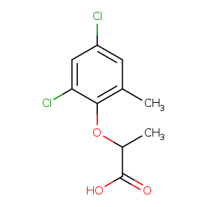 Propanoic acid, 2-(2,4-dichloro-6-methylphenoxy)-