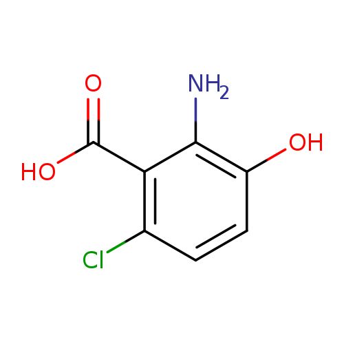 2-Amino-6-chloro-3-hydroxybenzoic acid
