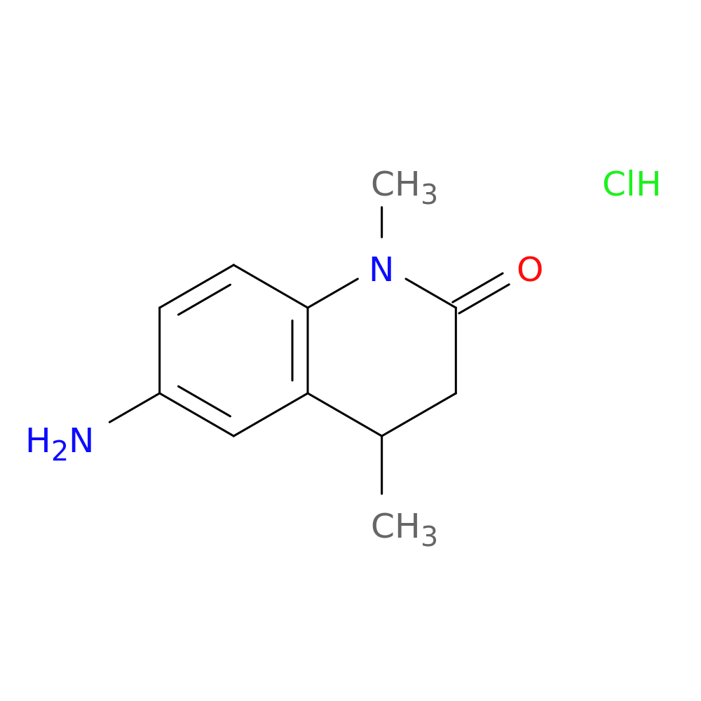 6-amino-1,4-dimethyl-1,2,3,4-tetrahydroquinolin-2-one hydrochloride