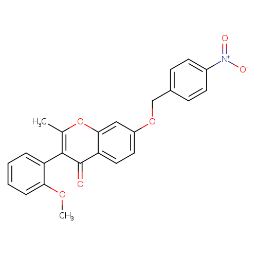 3-(2-methoxyphenyl)-2-methyl-7-[(4-nitrophenyl)methoxy]-4H-chromen-4-one