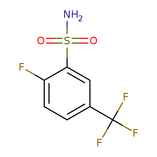2-Fluoro-5-(trifluoromethyl)benzene-1-sulfonamide