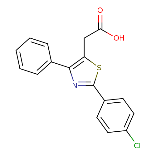2-(2-(4-Chlorophenyl)-4-phenylthiazol-5-yl)acetic acid