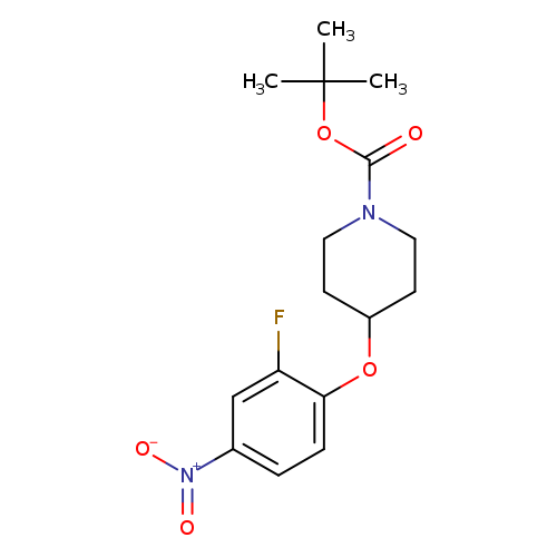 tert-Butyl 4-(2-fluoro-4-nitrophenoxy)piperidine-1-carboxylate