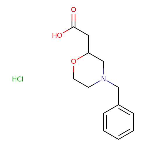 2-(4-Benzylmorpholin-2-yl)acetic acid hydrochloride