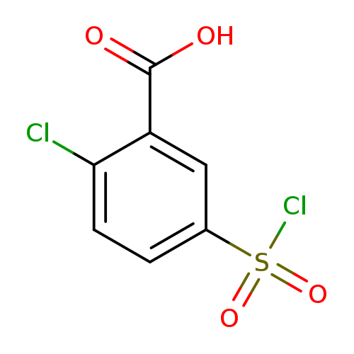 Benzoic acid, 2-chloro-5-(chlorosulfonyl)-