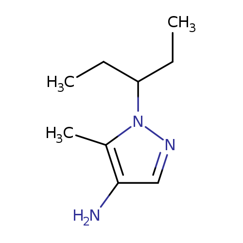 5-methyl-1-(pentan-3-yl)-1H-pyrazol-4-amine