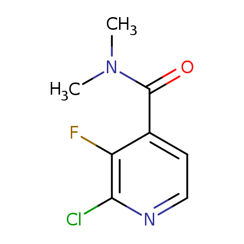 2-chloro-3-fluoro-N,N-dimethylpyridine-4-carboxamide