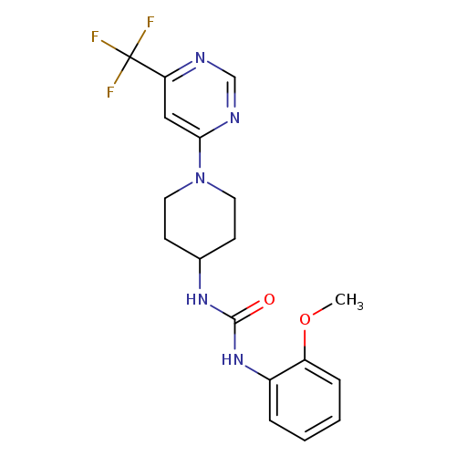 1-(2-methoxyphenyl)-3-{1-[6-(trifluoromethyl)pyrimidin-4-yl]piperidin-4-yl}urea