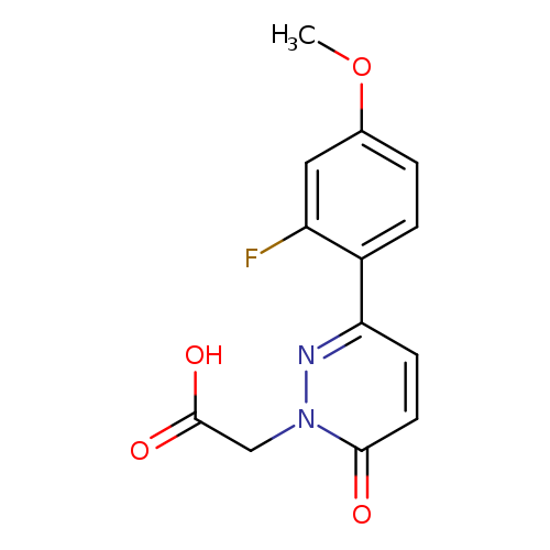 [3-(2-Fluoro-4-methoxyphenyl)-6-oxopyridazin-1(6h)-yl]acetic acid